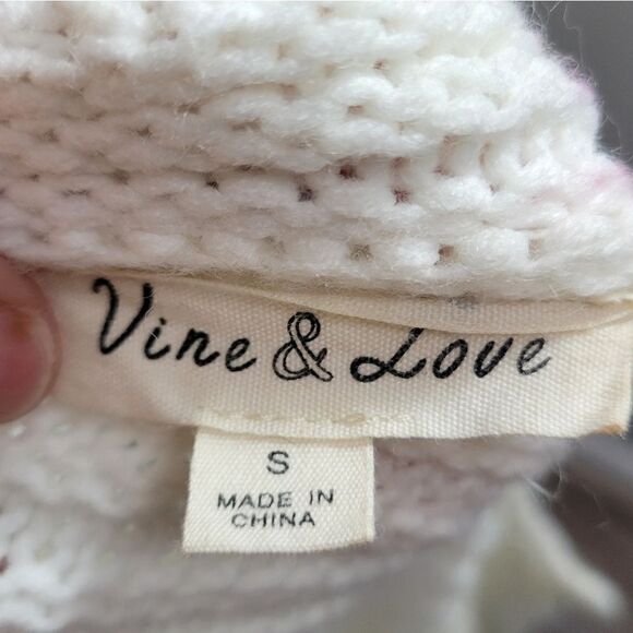 Vine and love oversized open cardigan - Picture 6 of 9